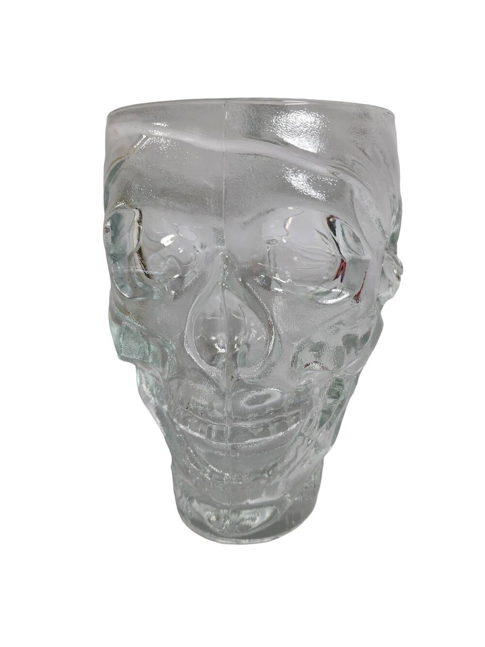 Treasure Island Halloween 3D Glass Skull Pirate Ghost Rider Mug 32oz Luminarc